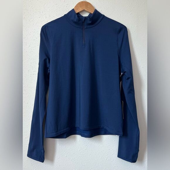 New Allbirds Women’s Natural Run Mid Layer in True Navy Size L - Picture 3 of 12